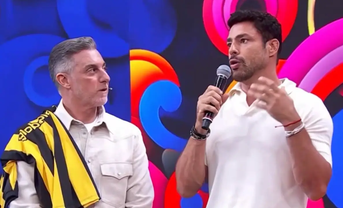 Saia-Justa no 'Domingão': Cauã Reymond Critica Bets ao Vivo e É Interrompido por Luciano Huck
